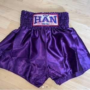 Muay Thai Satin Boxing Shorts